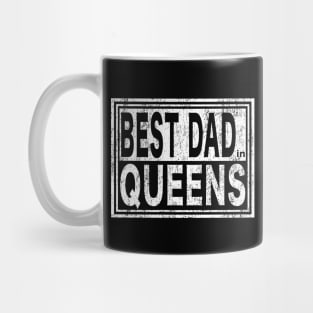 Best Dad in Queens Vintage Father's Day Mug